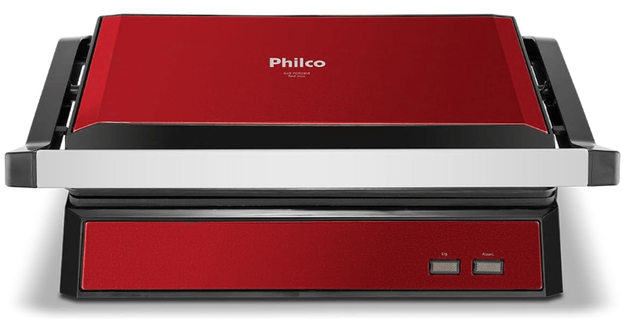 Grill Sanduicheira Philco 1250w Inox Luxx Red 220v