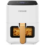 Fritadeira Elétrica Airfryer 4.2l Com Painel Digital E 7 Predefinições, 110v 1200w, Deime, Branca