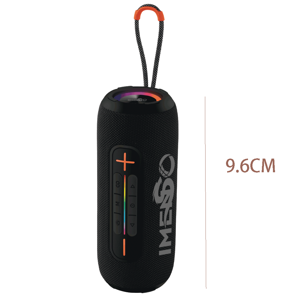 Alto-falante Bluetooth Imenso Outdoor Portátil Preto