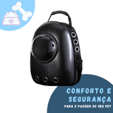 Mochila Pet Foguete Acrílico Panorâmica para Passeio