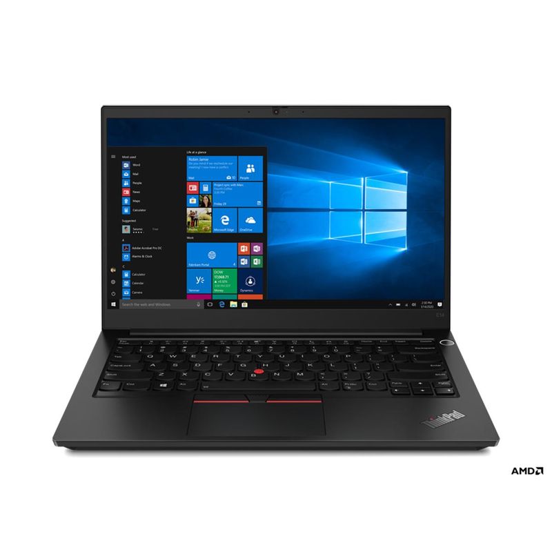 Notebook - Lenovo 20t7000bbr Amd Ryzen 5 4500u 2.30ghz 16gb 256gb Ssd Intel Hd Graphics Windows 10 Professional Thinkpad E14 14