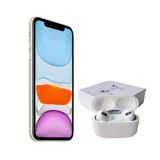 Vitrine Apple Iphone 11 4g Branco 128gb Camera De 12mp + Fone I13