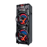 Caixa De Som Amplificada Amvox 1900w Rms Bluetooth Aca 1900 New X Preto Bivolt