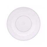 Prato Sobremesa Melamina Basic Branco Lyor 18cm