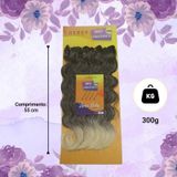 Cabelo Bio Orgânico Doris 55cm 300g Entrelace