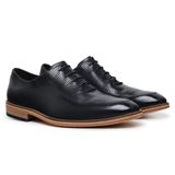 Sapato Masculino Derby Sola Couro Preto