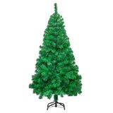 Árvore De Natal Grande Real Desmontável 150cm Com 380 Galhos E Base De Ferro