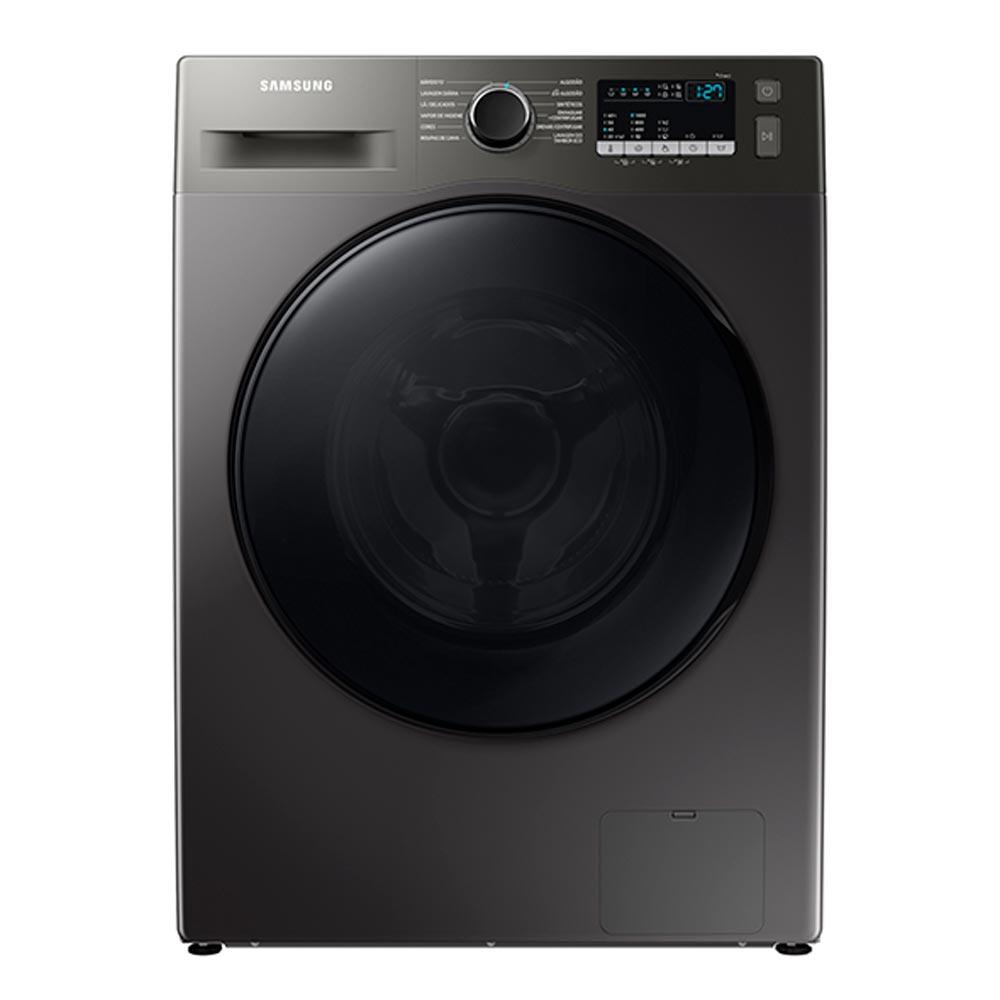 Lavadora De Roupas Samsung 11 Kg Digital Inverter Inox Look Com 12 Programas De Lavagem - Ww11t4040bx