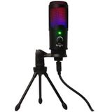 Microfone De Mesa Bright Streamer Rgb