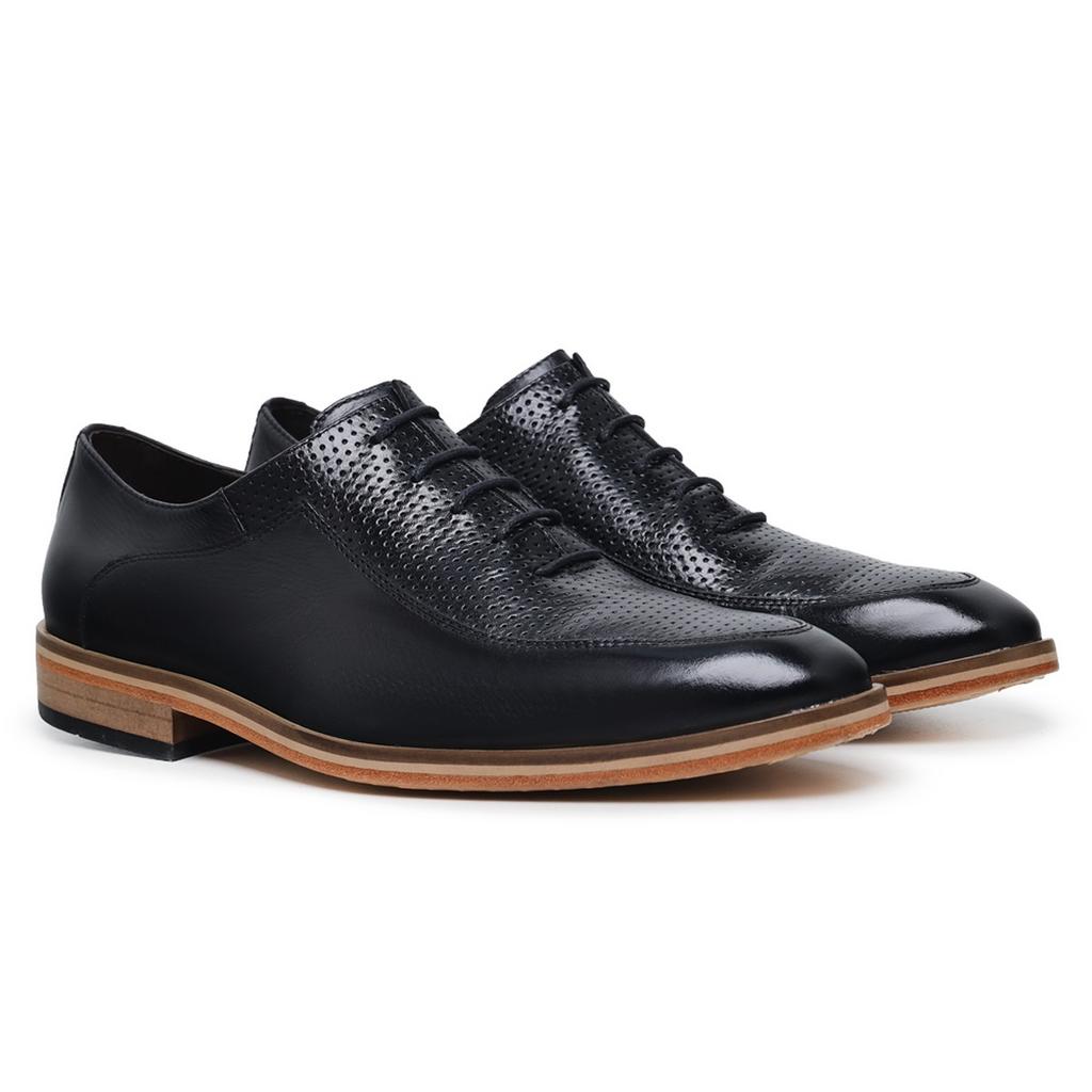 Sapato Masculino Derby Sola Couro Preto