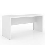 Mesa De Escritório Escrivaninha Para Computador 163cm Tecnomobili Me4109 [cor: Branca]