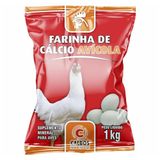 Farinha De Cálcio Calbos Suplemento Mineral Para Aves 1kg