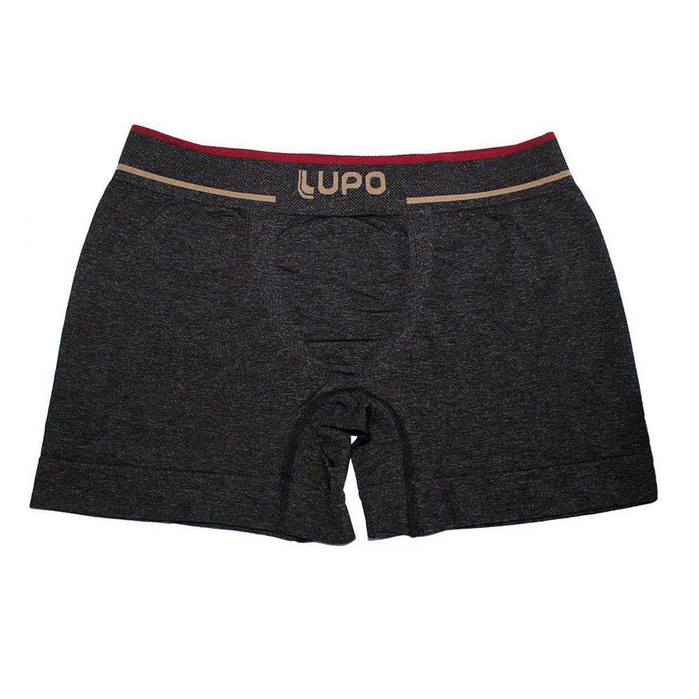 Cueca Box Lupo Masculina Poliamida 0733 Mescla/preto M