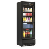 Refrigerador/ Expositor Vertical Conveniência Grv-45 Cb Pr Gelopar - Preto 445l Iluminação Led 0° A +7°c 220v Gelopar