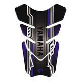 Adesivo Resinado Protetor De Tanque Moto Yamaha Azul Cor Azul