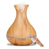 Difusor De Óleos Essenciais Umidificador Vaso 400ml Controle