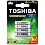 Pilha Recarregavel Aaa 1,2v 950mah Tnh3gae Toshiba