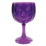 Taça Abóbora Roxa 250ml   Decoração De Halloween