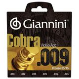 Corda Para Violao Giannini Geewak Bronze Cobra 85-15 0,009