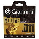 Giannini Corda Violao Geeflk Bronze Cobra 85- 15 0,011