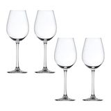 Conjunto De 4 Taças Para Vinho Branco Em Vidro Cristalino Salute Spiegelau