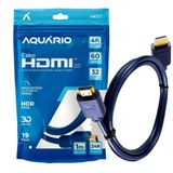 Cabo Hdmi Aquario 2.0 4k 3d 19 Pinos 1 Metro - 4k01