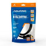 Cabo Hdmi Aquario 2.0 4k 3d 19 Pinos - 2 Metros 4k02