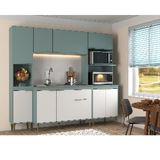 Cozinha Modulada 4 Peças Jade Branco/grey