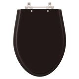Assento Sanitario Alpinia Preto Para Vaso Fiori