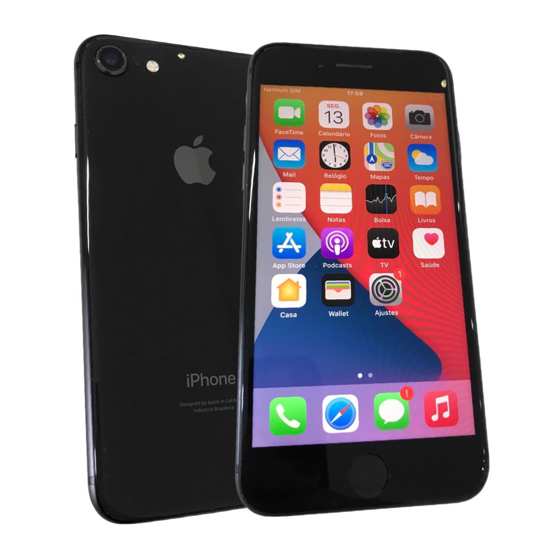 Usado: Smartphone Iphone Se 2020 (2 Geração) 64gb Preto - Preto