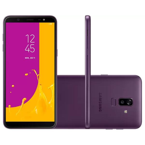 Usado: Smartphone Samsung Galaxy J8 64gb Dual Violeta - Excelente