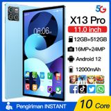 X13 Pro 12gbram + 512gbrom 111 Polegadas Android Os 12.0 12000ma