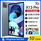 X13 Pro 12gbram + 512gbrom 111 Polegadas Android Os 12.0 12000ma