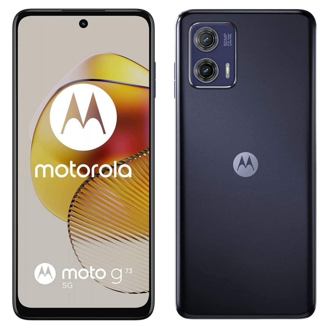 Smartphone Motorola Moto G73 Blue 5g 256gb 8gb Ram Camera 50mpx + 8mpx