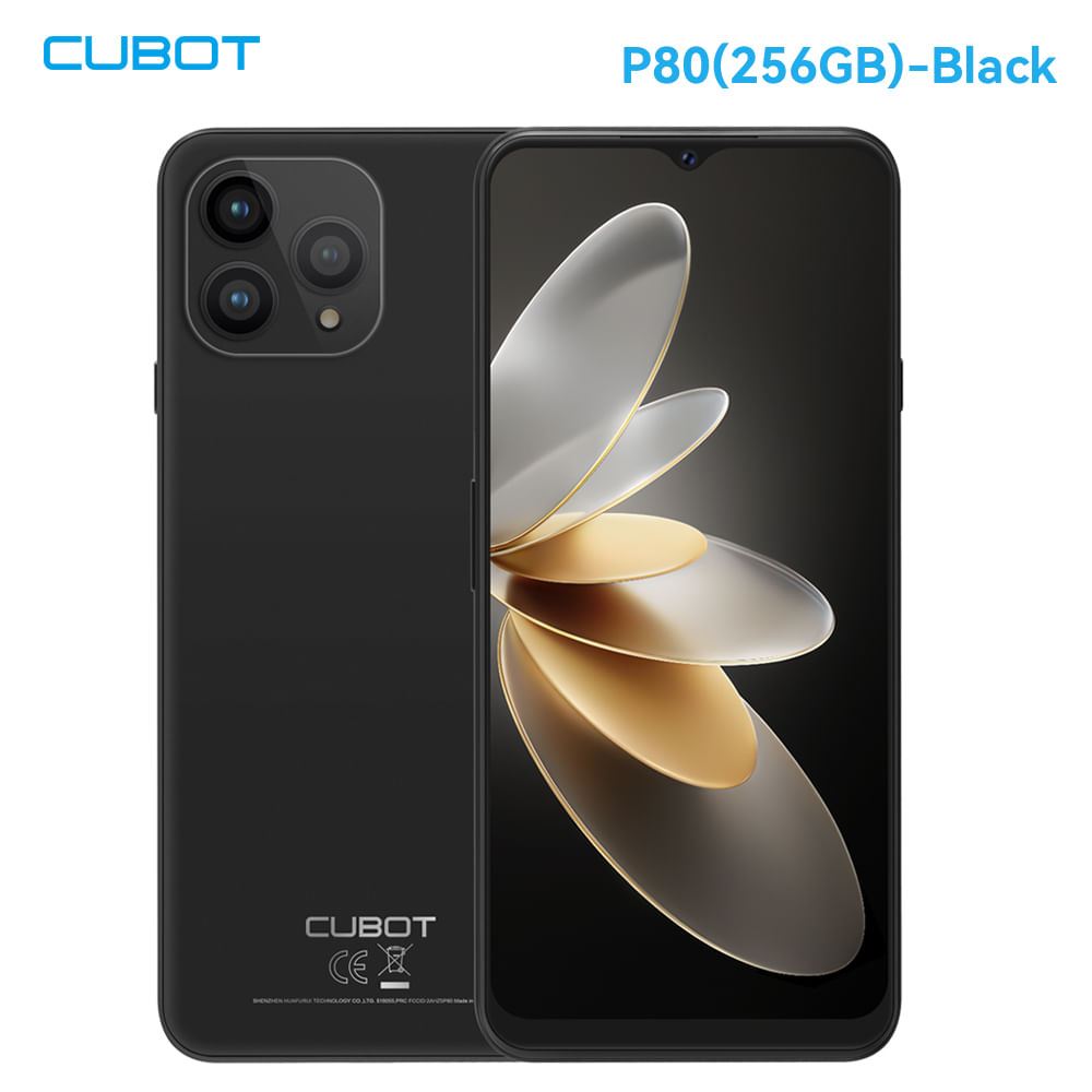 Smartphone Cubot P80 8 Gb 256 Gb 5200 Mah Nfc Android 13 Preto