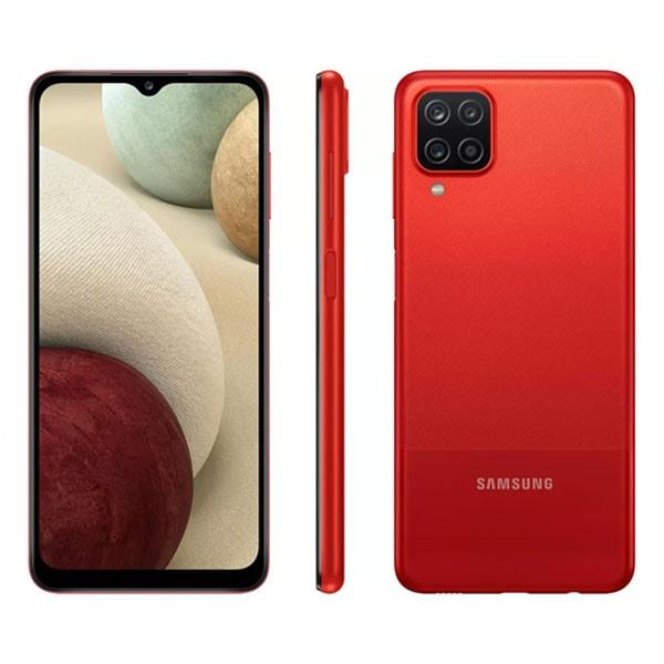 Usado: Smartphone Samsung Galaxy A12 Sm-a125m 64gb 4gb Ram Tela 6.5&quot; Vermelho - Excelente