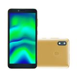 Smartphone Multilaser F Pro 2 32 Gb, 1gb Ram, 4g Tela Ldc 5.5, Câmera Traseira 8 Mp, 5mp Câmera Frontal, Processador Quad Core Dourado