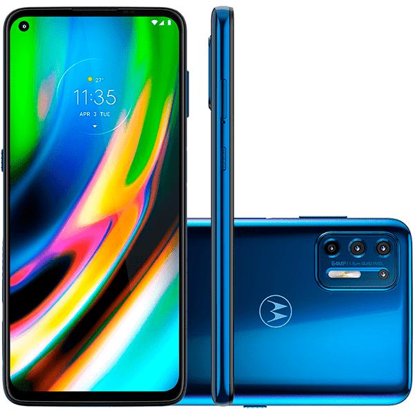 Usado: Smartphone Motorola Moto G9 Plus Xt2087 128gb 4gb Ram Tela 6.8&quot; - Muito Bom