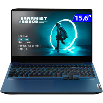 Notebook Gamer Lenovo 15.6 I5h 8gb4gbvid256ssdw11 - 82cgs00100 Azul Bivolt