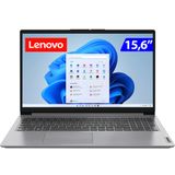 Notebook Lenovo Idea 15.6 I3-1215u 4gb Ssd256 W11 - 82vy000tbr  Cinza  Bivolt