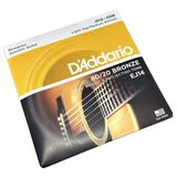 Jogo De Cordas 012 Aço Violão D&#39;addario Ej14 Bronze 80/20