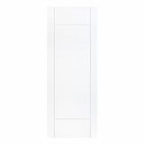 Folha De Porta Maciça 210x90cm Eucalipto Pm95 Clean Cruzeiro Portas Fundo Primer Branco