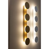 Arandela Ribalta L11cm C66cm A6cm 4xled Integrado 5w 3000k 2000lm Ip20 Dourado