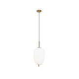 Pendente 27x59.5cm E27 40w Tres Hc015g Hc015g Bella Iluminação Branco