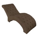 Recamier Divã Espreguiçadeira Para Sala E Cliníca Estética Bárbara Suede