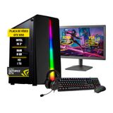 Pc Gamer Completo Maximus I5 Gtx 1050 Memória 8gb Hd 1tb Ssd 120gb