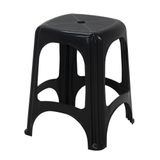 Kit 4 Banqueta Tramontina Niteroi Em Polipropileno Preto