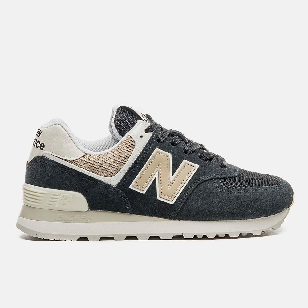 Tênis Feminino Masculino Casual New Balance Wl574 V2 Preto 36