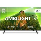 Smart Tv Philips 75&quot; Ambilight Uhd 4k Led Google Tv 75pug7908/78