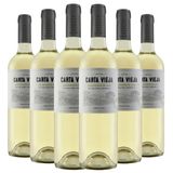 Kit Caixa Fechada 6 Vinhos Branco Carta Vieja Sauvignon Blanc